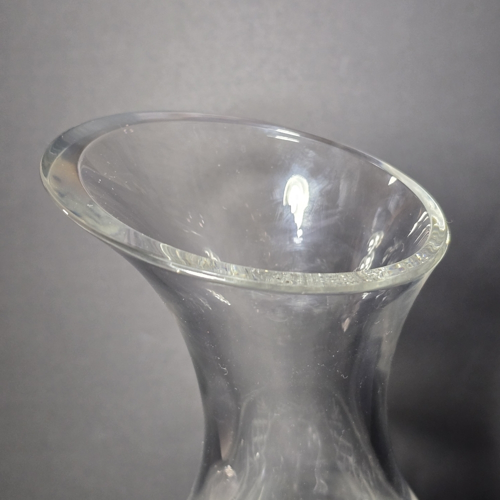 Waterford "Lafford" Blown Crystal Carafe Decanter Wine Water Round 10" - Picture 5 of 14